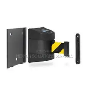 Wall Mounted Retractable Belt Barrier Fixed Stainless Steel