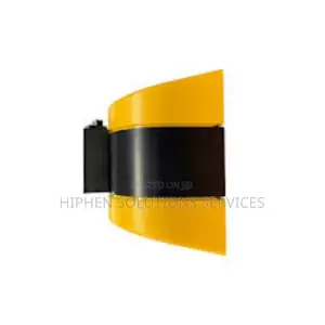 Crowd Control Barrier With Retractable Belt - Wall Mount