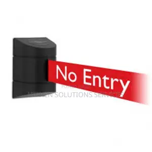 Wall Mount Retractable Barrier - 2.0M Belt