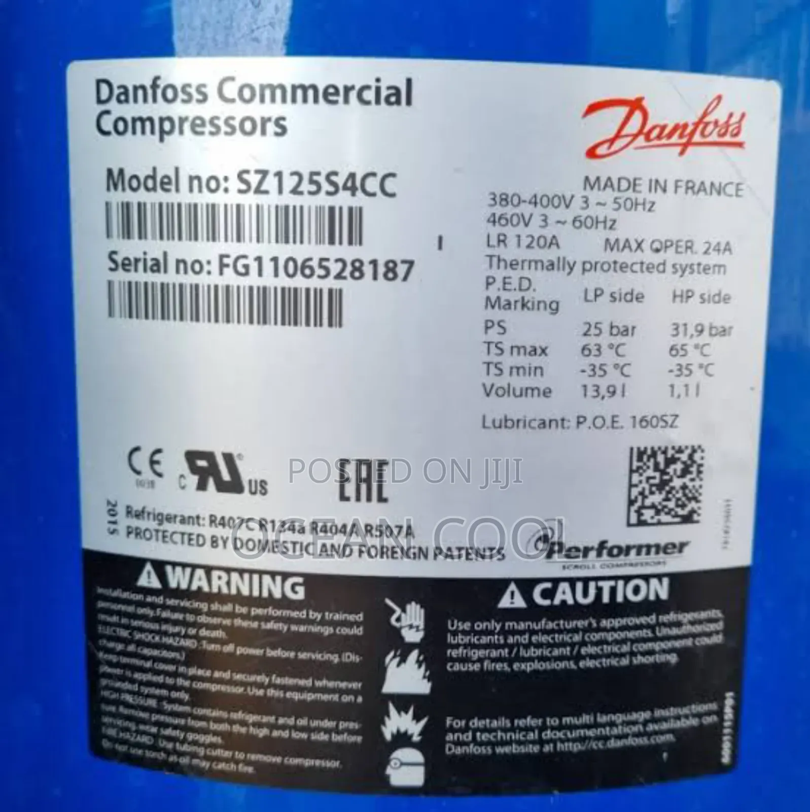 Danfoss Compressor Sz125