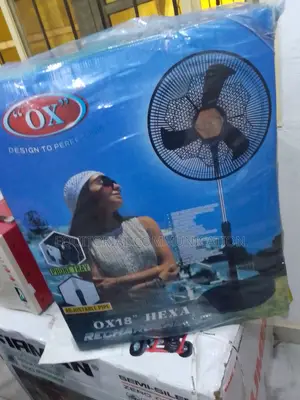 Ox Hexa 18 Inches Rechargeable Standing Fan