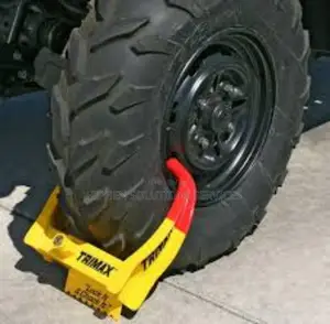 Red Yellow Universal Wheel Clamp for Cars