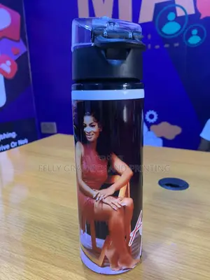 I Print on Sublimation Water Bottle