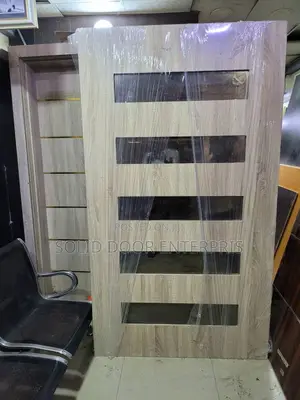 A Solid HDF Glass Door