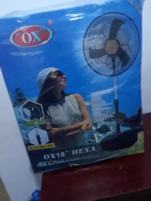 New Standard 18inches Ox Rechargeable Fan