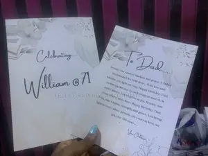 I Print on Menu Card