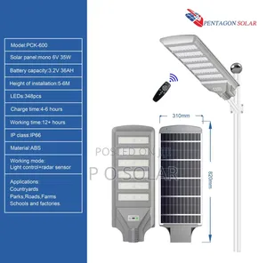 6line Pre Industrial All In One Solar Light