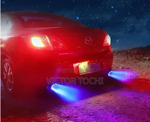 Led Car Exhaust Muffler (Blue )