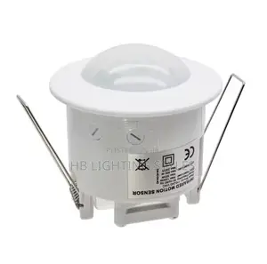 360 Degree Ceiling Mounted Inlay PIR Motion Sensor Switch