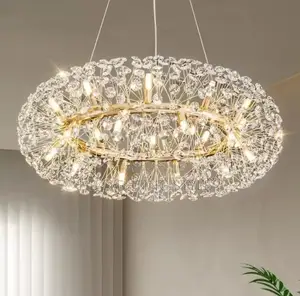 Luxury Designer Dandelion Crystal Chandelier