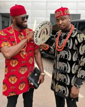 Authentic Men's Isiagu Top – Premium Traditional Igbo Wear