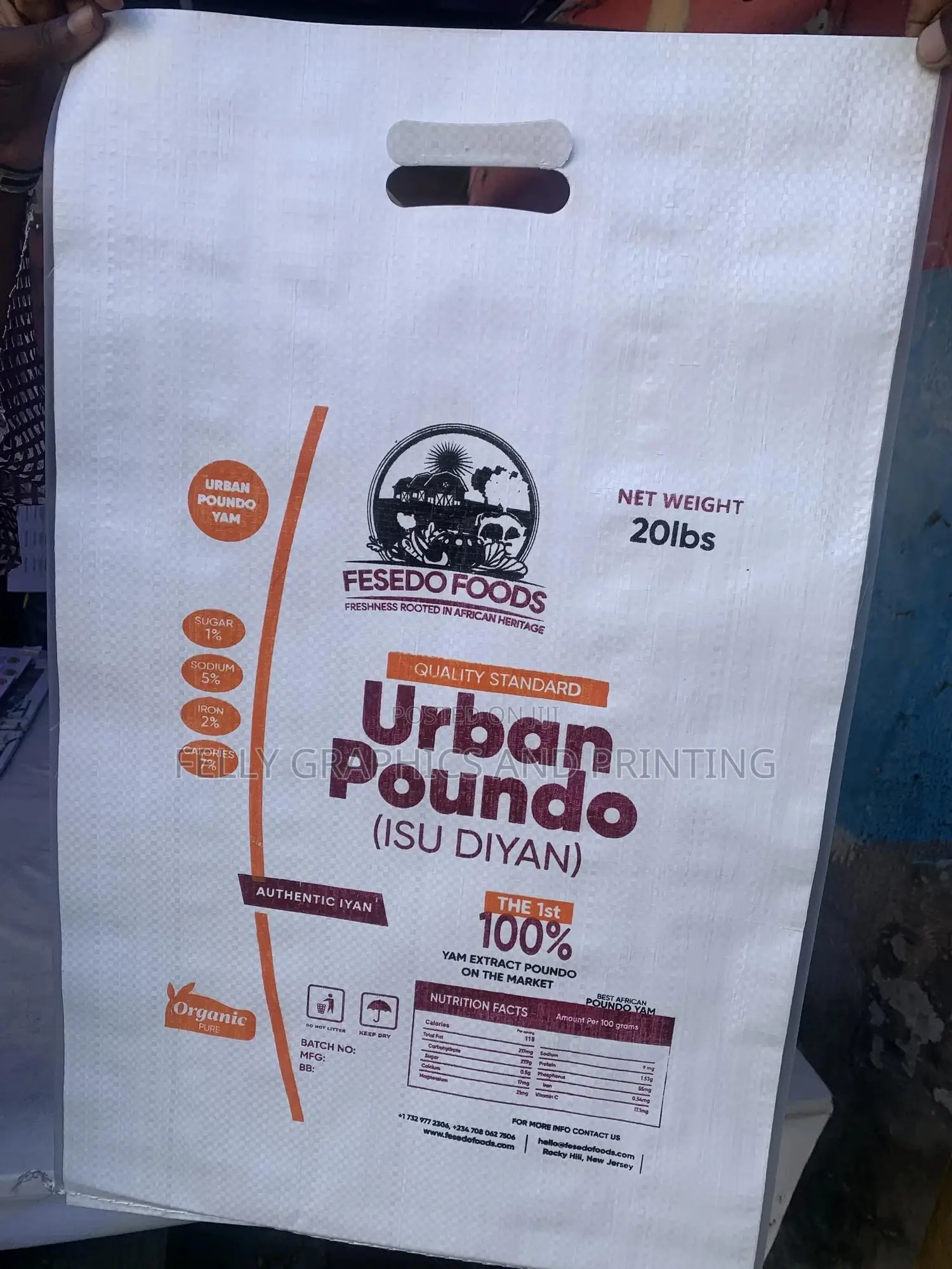 I Print on Sacks