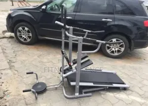Manual Treadmill With Twister and Stepper