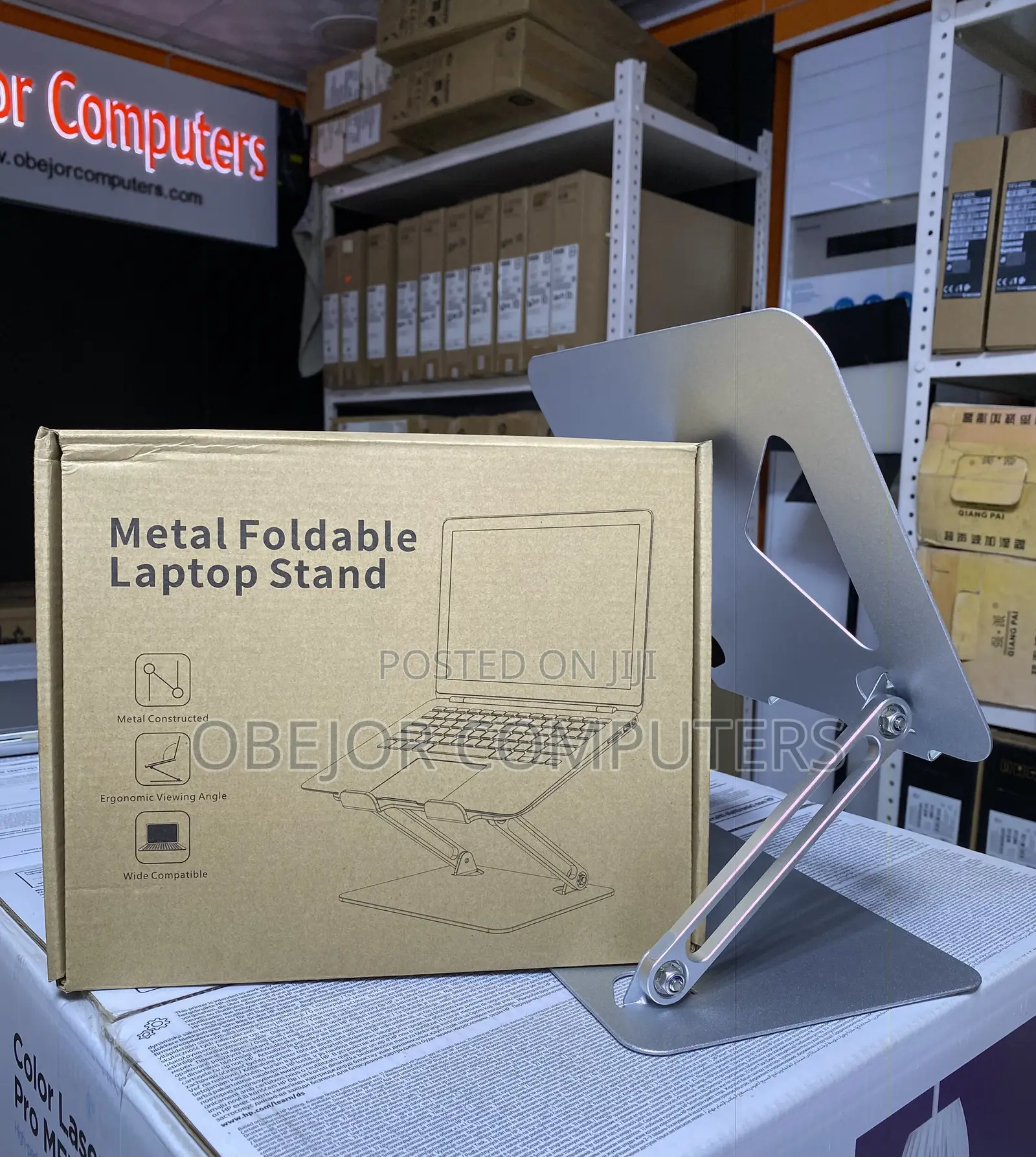 Metal Foldable Laptop Stand