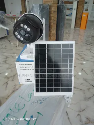 4G Solar Powered Network Outdoor PTZ Camera Inbuilt