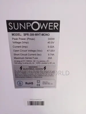 Sunpower 300w Panel