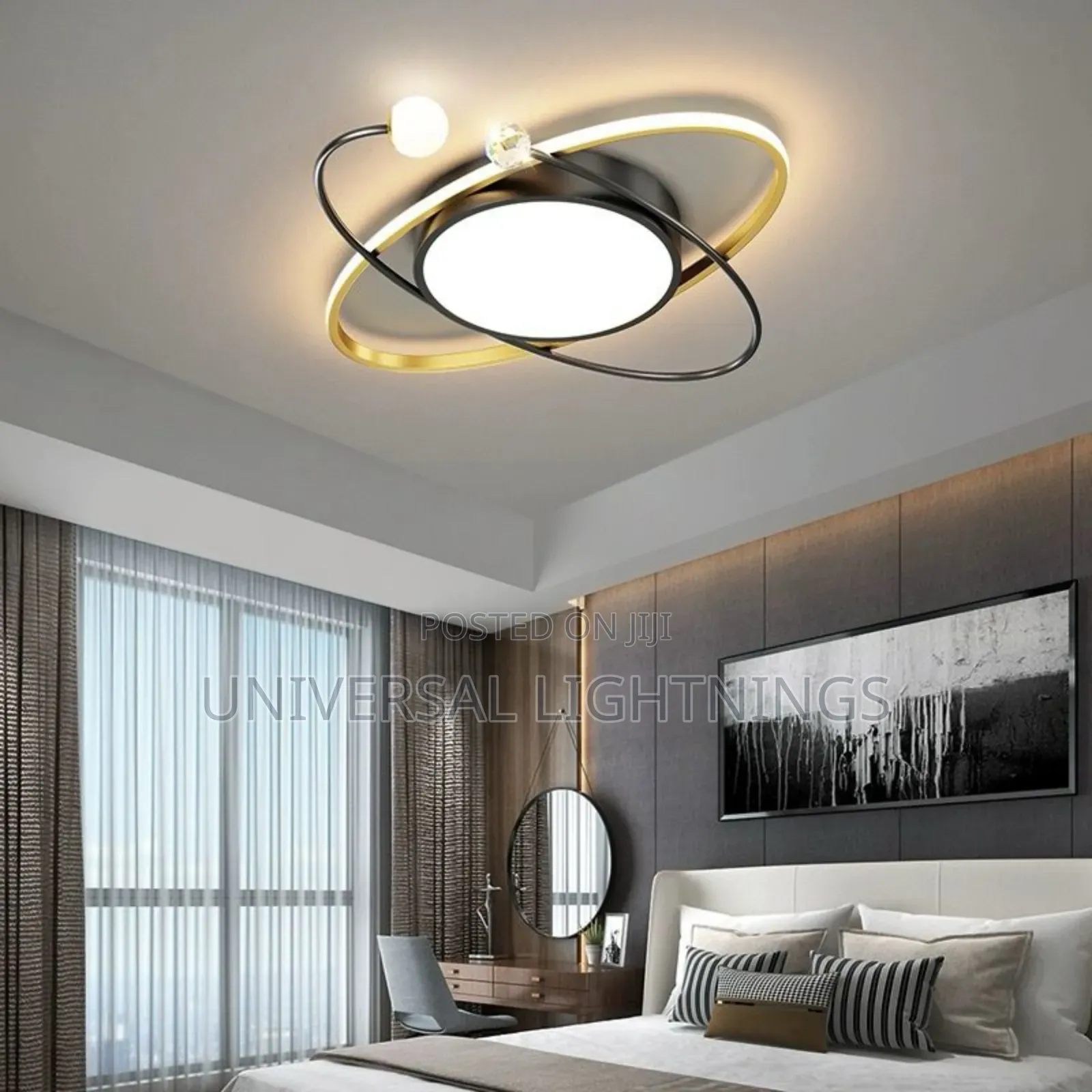 Bedroom 3 Colours Ceiling Flush LED Light