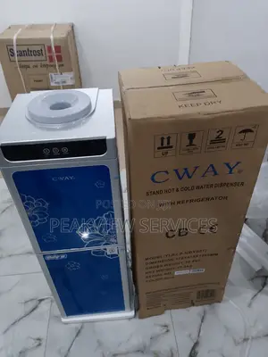 Quality Cway Double Door Water Dispenser With Refrigerator
