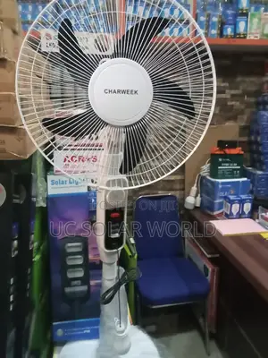 Charweek Solar Energy Standing Fan