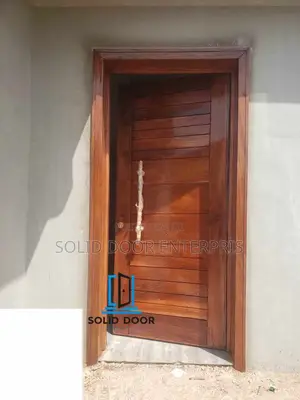 Season Mahogany Security Door