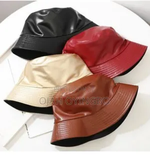 Premium Unisex Leather Bucket Hats – Trendy Streetwear Drip