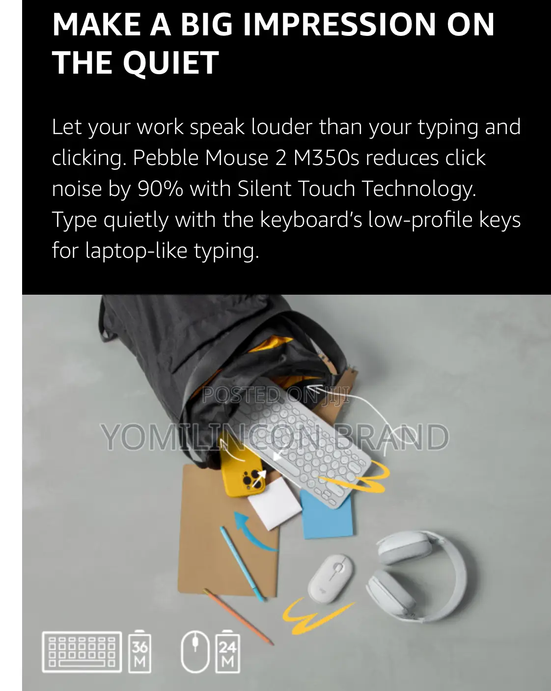 Logitech Pebble 2 Combo, Wireless Keyboard and Mouse