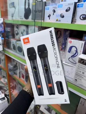 JBL Wireless 2 Microphone System With Dual-Channel Receiver