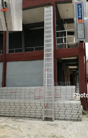 44 Steps Aluminum Extension Ladder 2 Sections