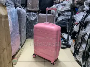 Small Size Quality Unbreakable Pink Travel Luggage