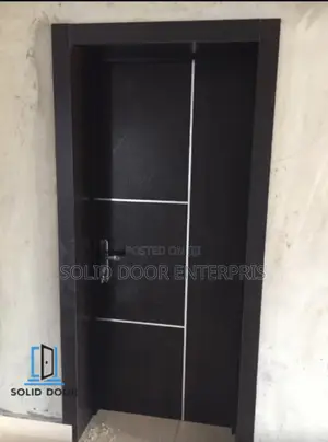 Solid HDF Door With Complete Frame