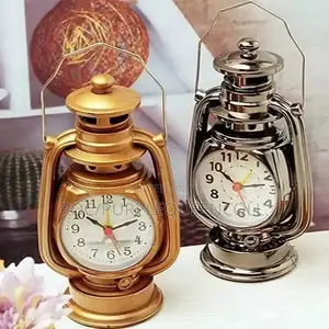 Vintage Lantern Kerosene Lamp Alarm Clock