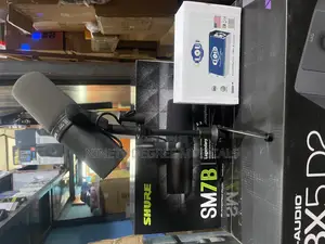 Shure SM7B With Cloud Lifter