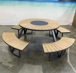 Outdoor Seaside Waterproof Sun Protection Wooden Furniture