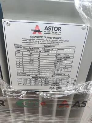 Astor Electrical Transformer Genuine 300kva by 11000VLT