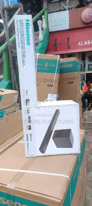 Hisense 300W 2.1ch Bluetooth Wireless Sound Bar/Aud 2107G