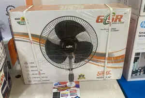 GSR Silver Pedestal 16 Inch Fan