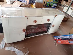 Imported Royal Tv Stand With Drawers and Fireflame