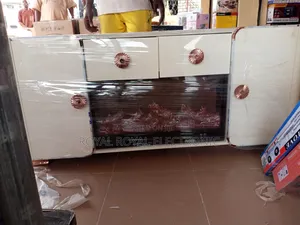 Imported Royal Tv Stand With Drawers and Fireflame