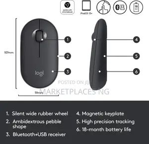 Logitech Wireless Mouse With Bluetooth