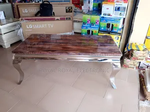 Unique Design Marble Top Rectangular Center Table