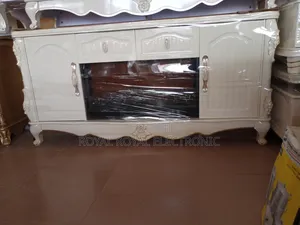 Pure White Tv Stand With Drawer and Electric Fireflame