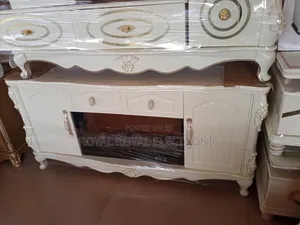 Classic Pure White Tv Stand With Drawer Electric Fireflame
