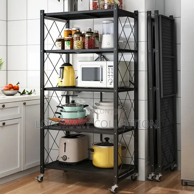 5 Layer Foldable Kitchen Shelf