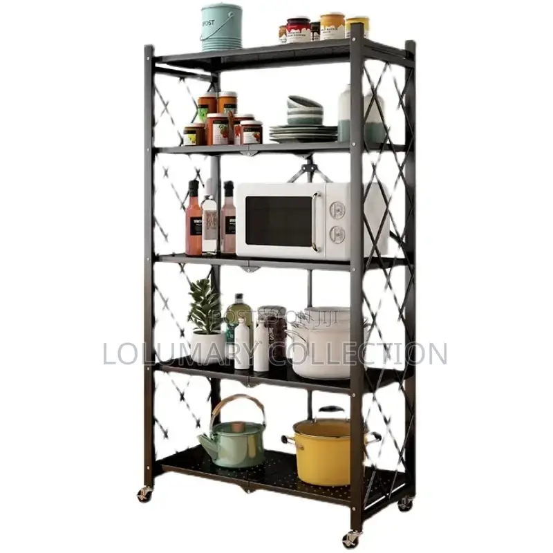 5 Layer Foldable Kitchen Shelf