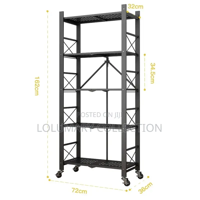 5 Layer Foldable Kitchen Shelf