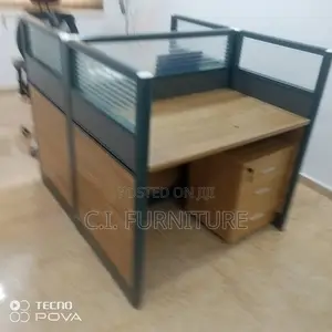 Good Workstation by Two Seats With Mobile Drawer