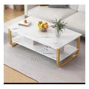 MDF Double Layer Center Table