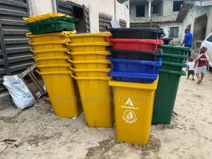 240 Litres Agiville Waste Bin With Tyres.