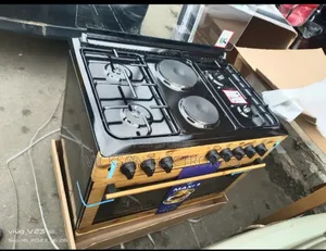 Maxi 60×90 4+2 Wooden Gas Cooker With Oven Brand New