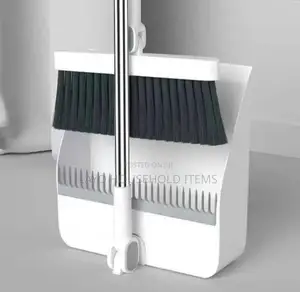 Folding Broom and Dustpan Set